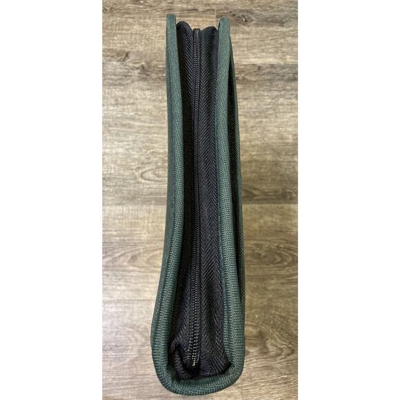 Vintage IBM Employee Exclusive 3 Ring Portfolio Forest Green Excellent - Picture 6 of 11